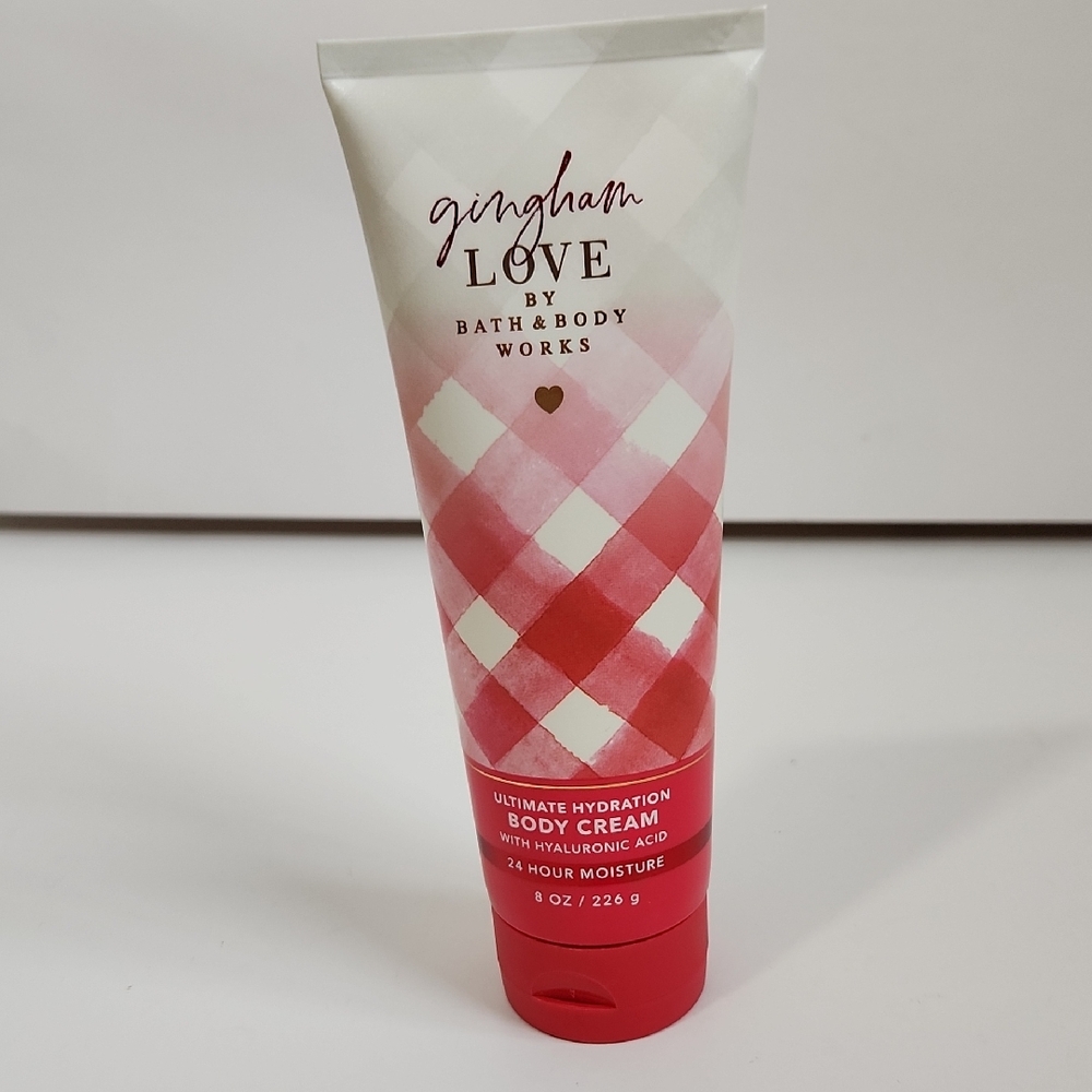 Bath & Body Works Gingham Love Ultimate Hydration Body Cream 8 oz NEW Shea Butte
